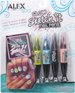 ALEX - SPA - Glow Sketch It Nail Pens