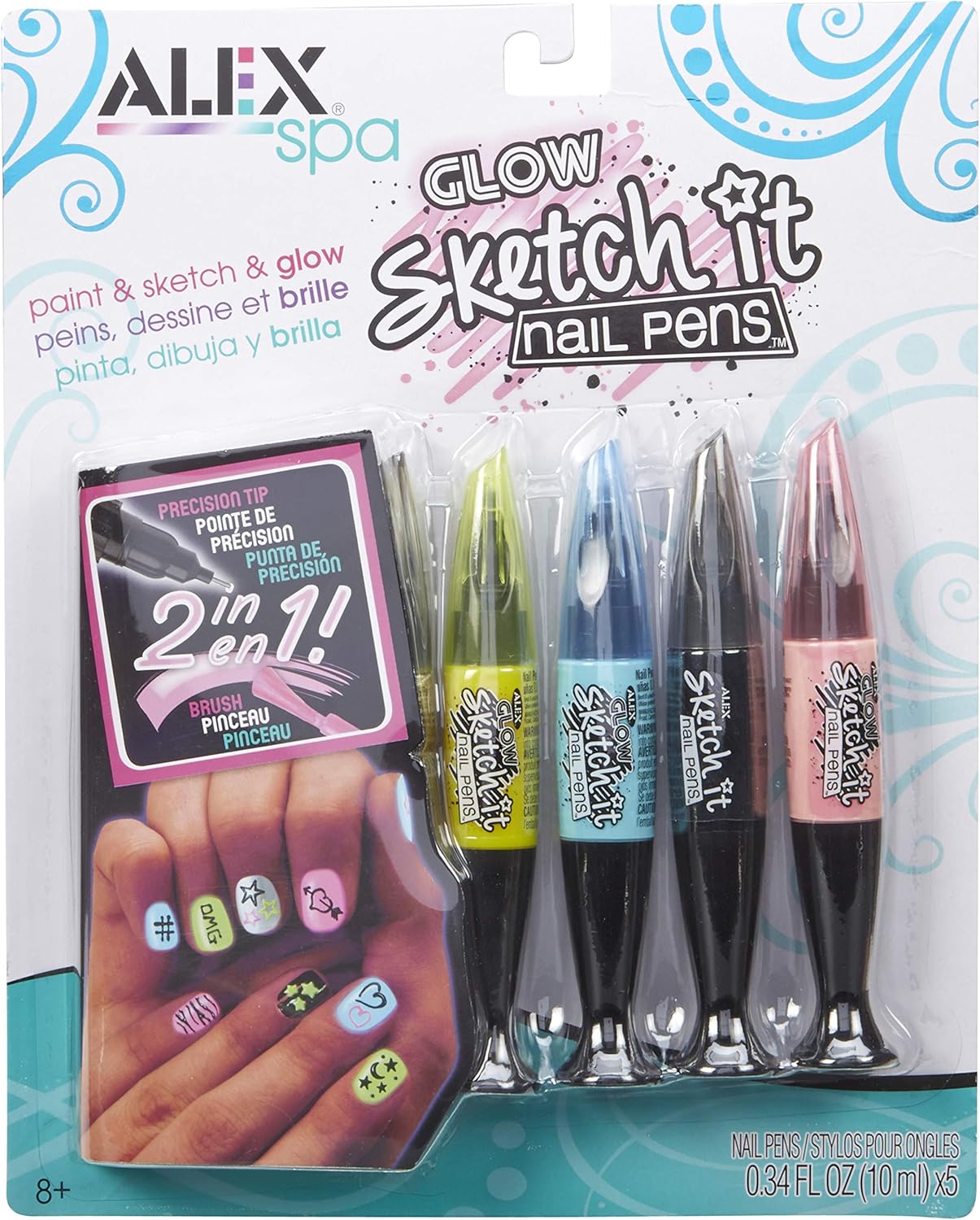 ALEX - SPA - Glow Sketch It Nail Pens
