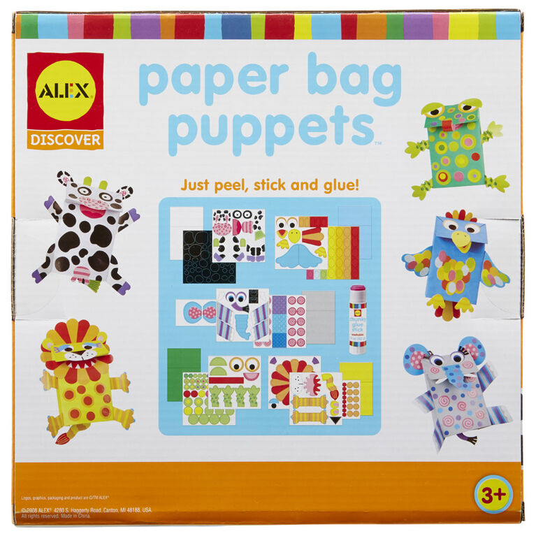 ALEX Toys - Discover Paper Bag Puppets