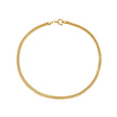 ALICE Gold: Chunky Link Chain Necklace with Ring Fastener Pendant