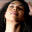 ALICIA Wavy Twist Gold Hoop Earrings