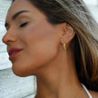 Style ALMORA : Boucles d'oreilles en forme de spirale, inspirées du style rétro, en or.