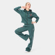 ALPHAFIRE CROP HOODIE — IRON FOREST