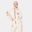 ALPHAFIRE CROP HOODIE — TACTICAL BEIGE