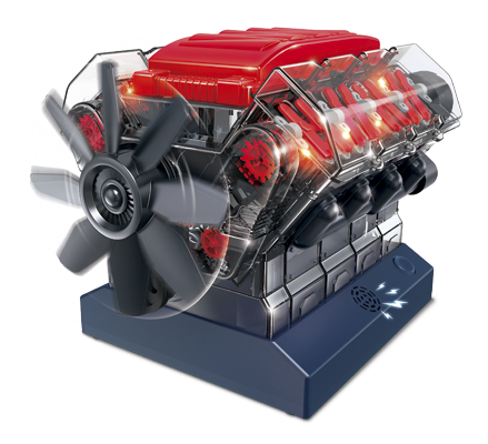 AMAZING TOYS - STEMNEX - V8 MODEL ENGINE