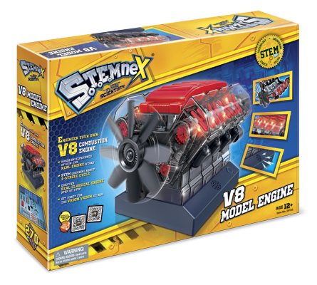 AMAZING TOYS - STEMNEX - V8 MODEL ENGINE