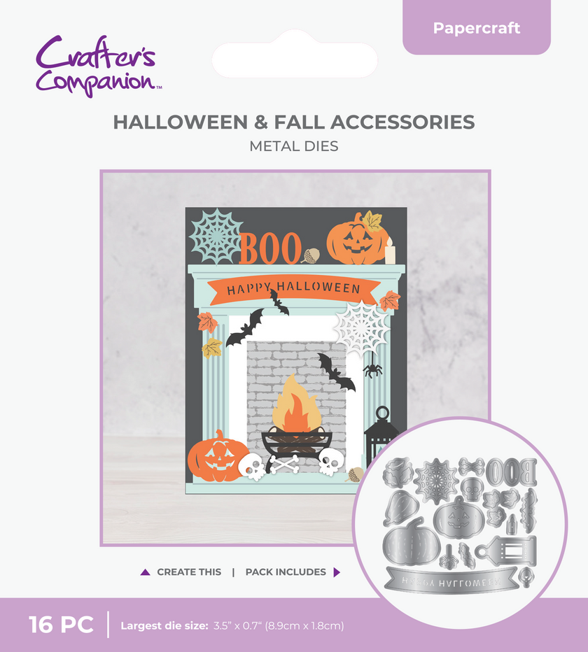 Crafter's Companion Metal Die - Halloween & Fall Accessories