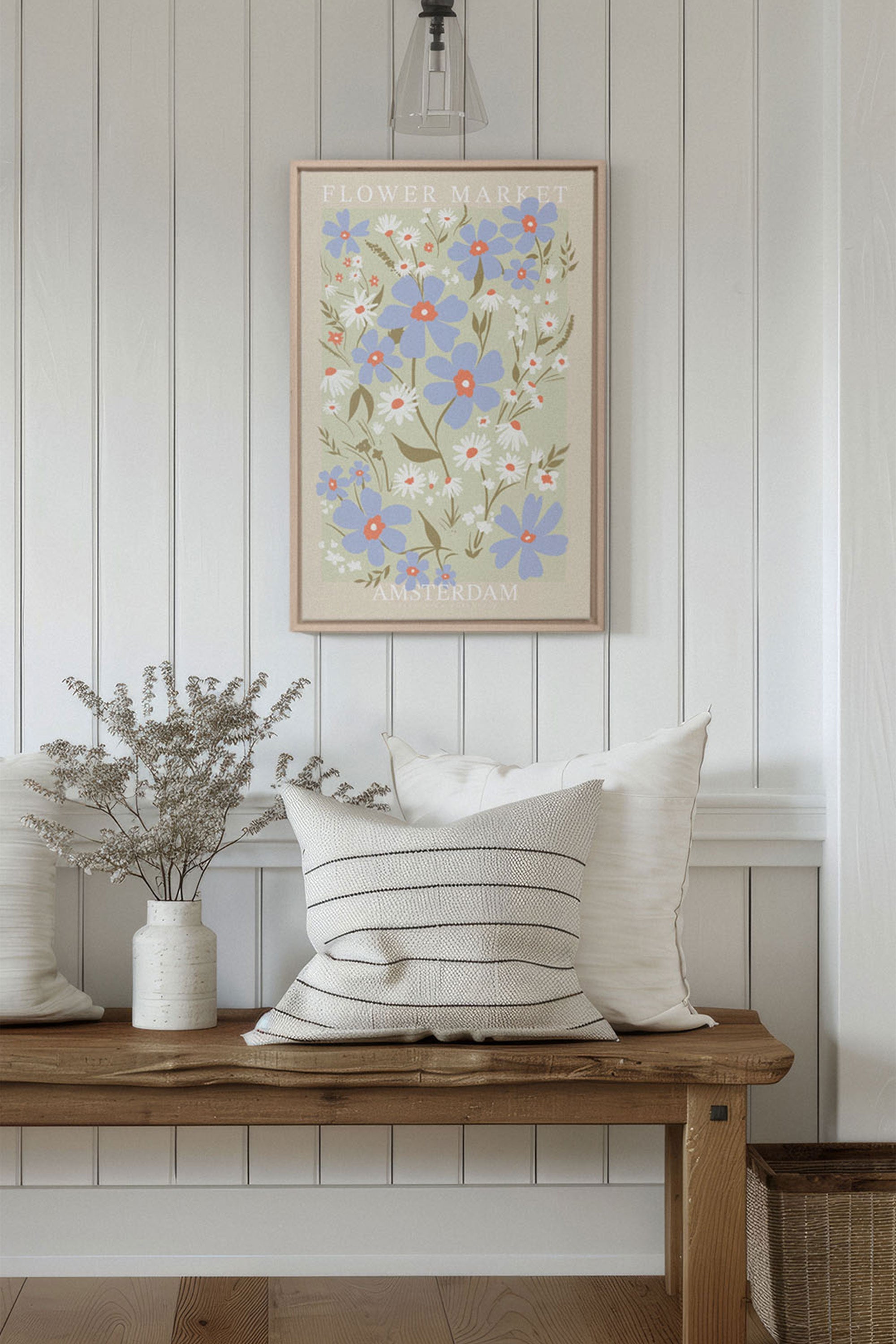 AMSTERDAM BLOOM, Oeuvre sur toile étirée