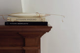 Ankole & Gyr Horn Dark Oval Vessel