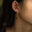 ANYA 72201G Croissant Hoops Gold