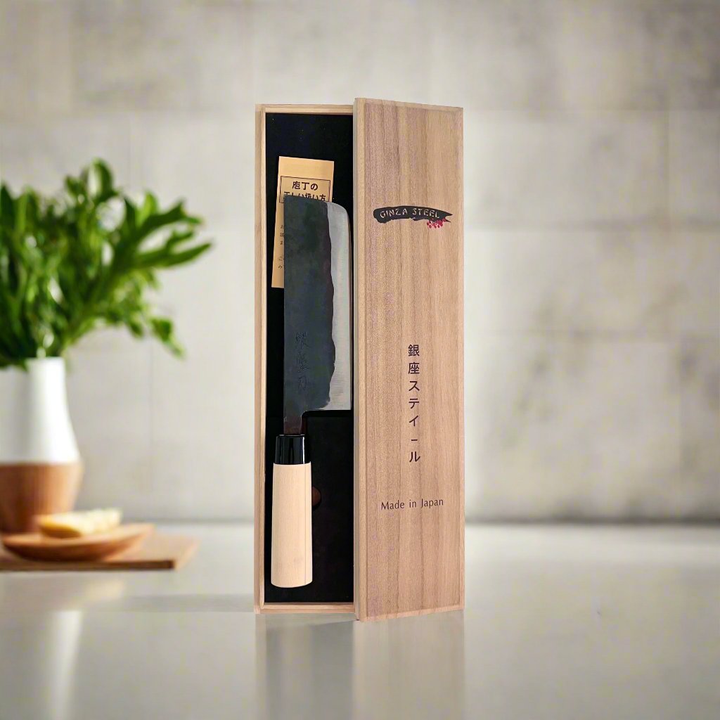 Aogami 166 | Nakiri Knife 165mm Blue#2 Soft iron Blade | Made in Japan