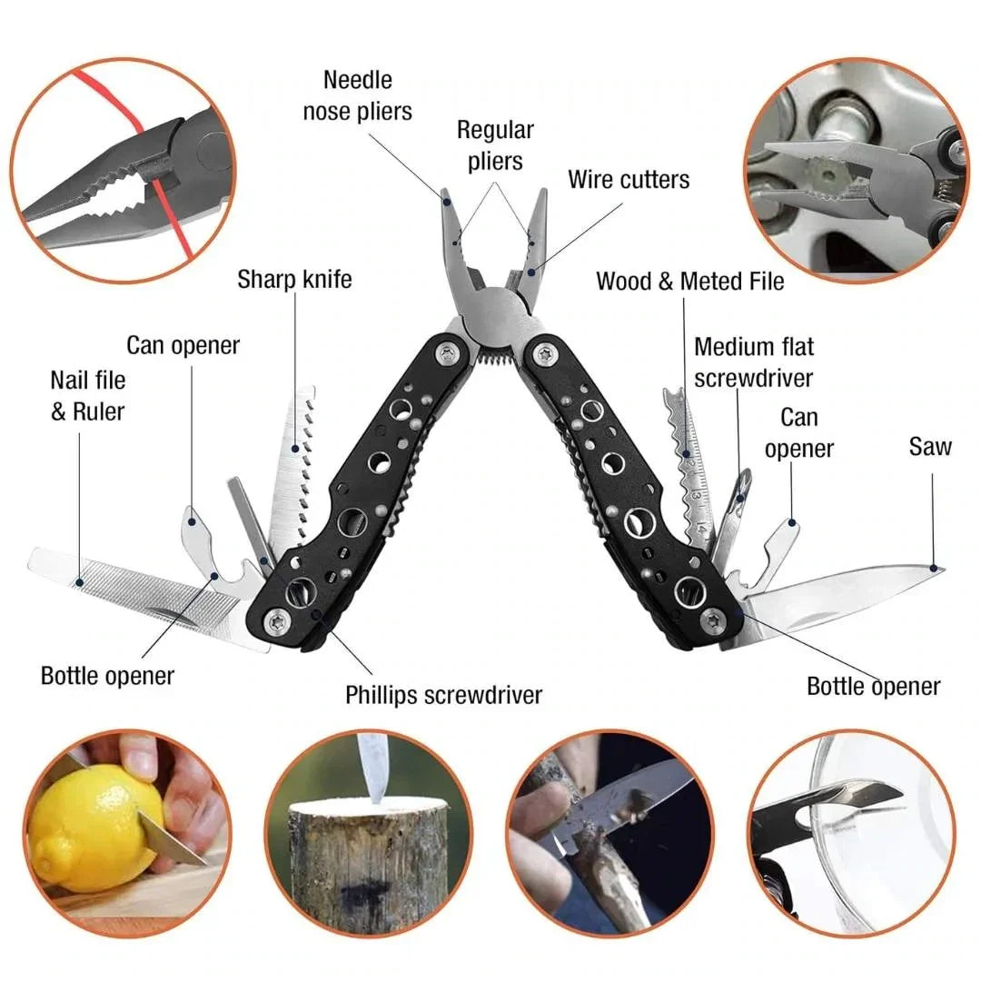 AO Multi-Function Folding Pliers