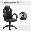Erling Gaming-Office Chair with Swivel and Tilt Functions-Black