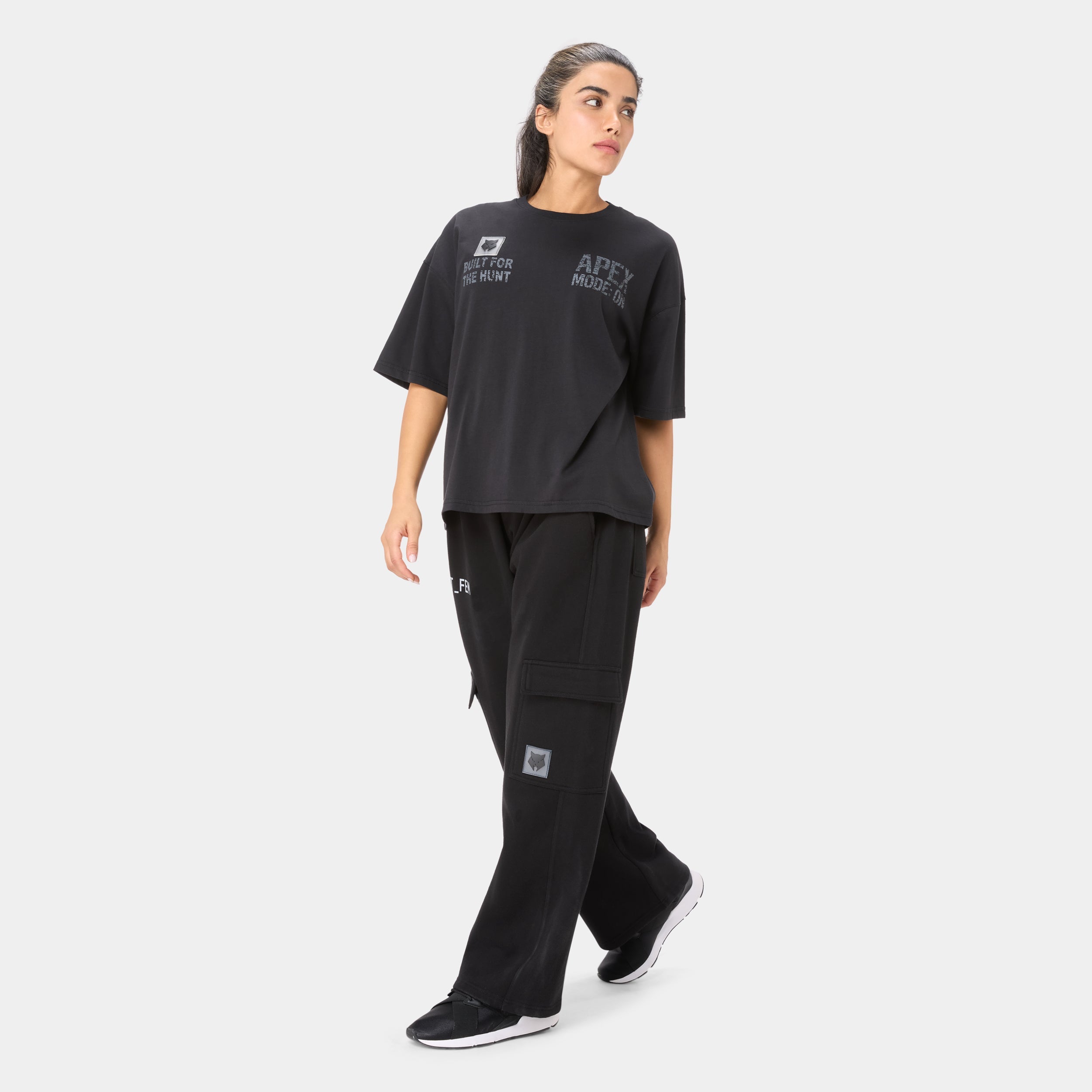 APEXMODE OVERSIZED T-SHIRT — WAR BLACK