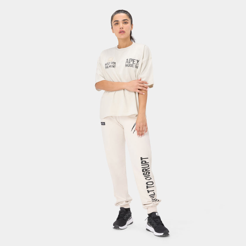 APEXMODE OVERSIZED T-SHIRT — TACTICAL BEIGE