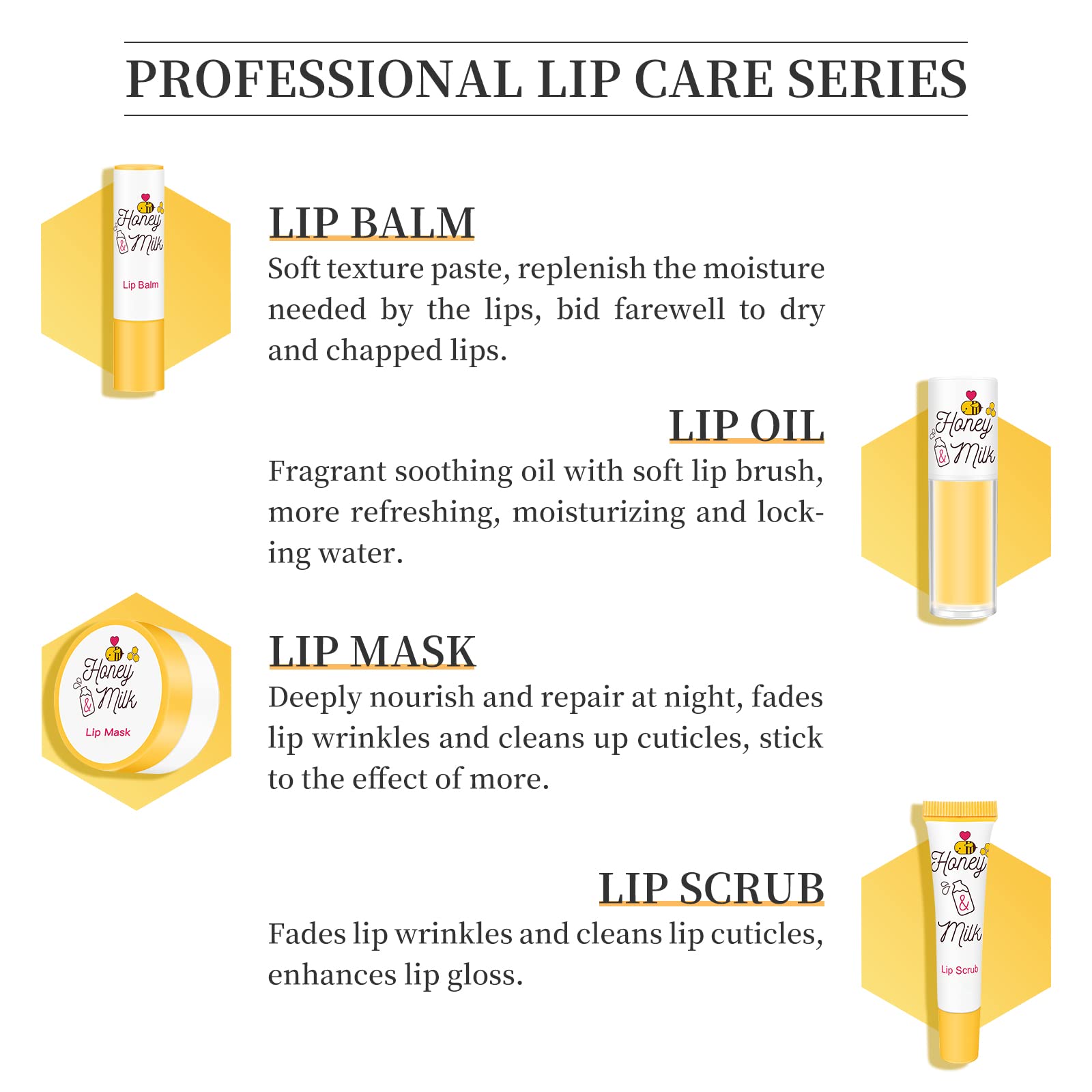 APIEU Honey & Milk Lip Balm 3.3g