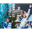 Alex Palou Autographed 2021 IndyCar Championship Celebration 8x10 Photo