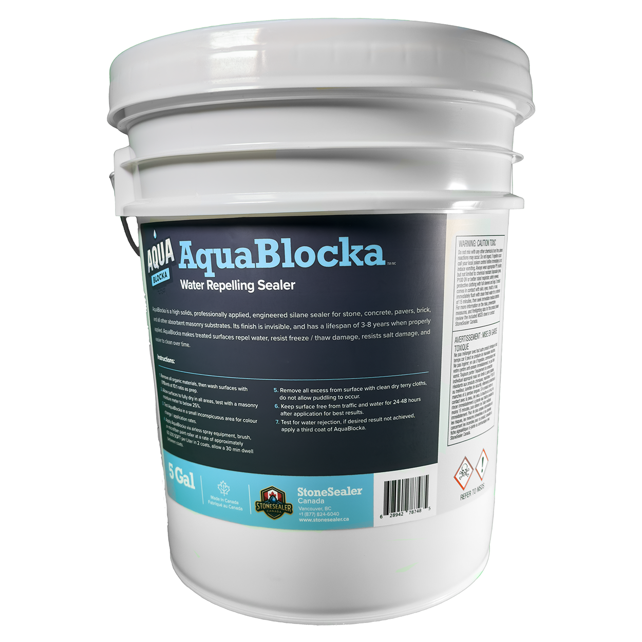 AquaBlocka | Water Based Stone, Concrete, and Wood Sealer