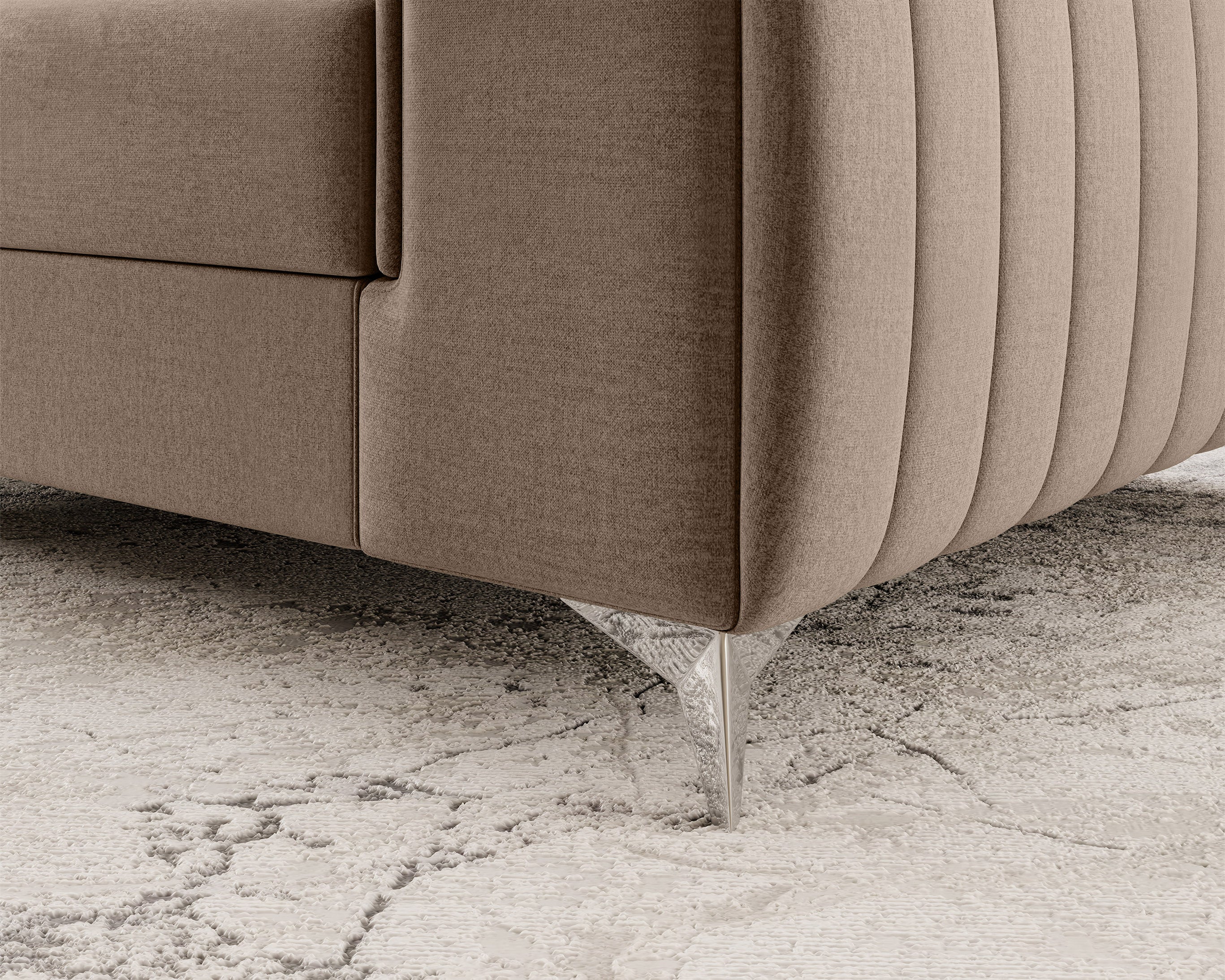 Laurence Modern Accent Chair - Beige