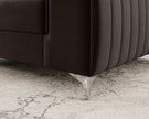 Laurence Modern Accent Chair - Dark Brown