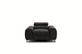 Laurence Modern Accent Chair - Dark Brown