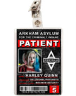 Arkham Asylum Patient Harley Quinn ID Badge