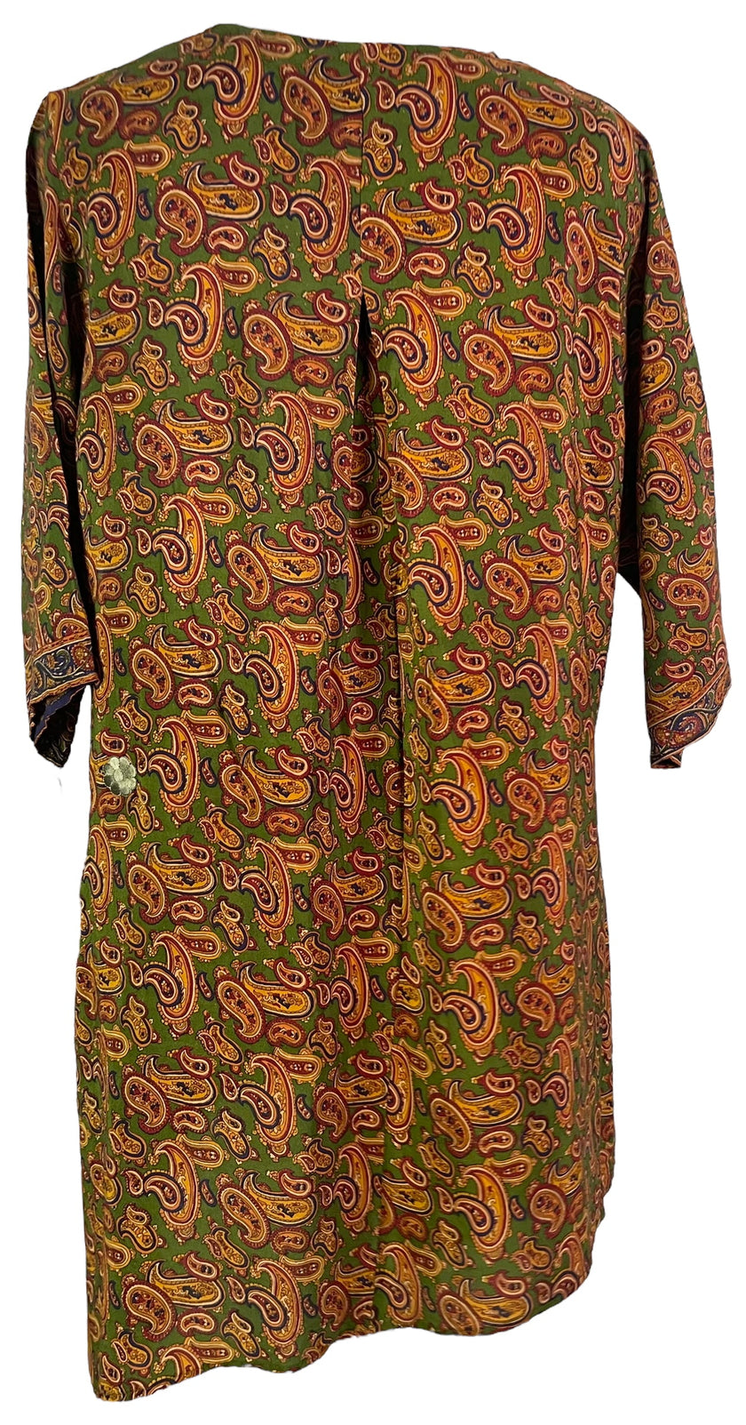 PRC6529 Avatar Pure Silk Self Pocket Tunic Dress