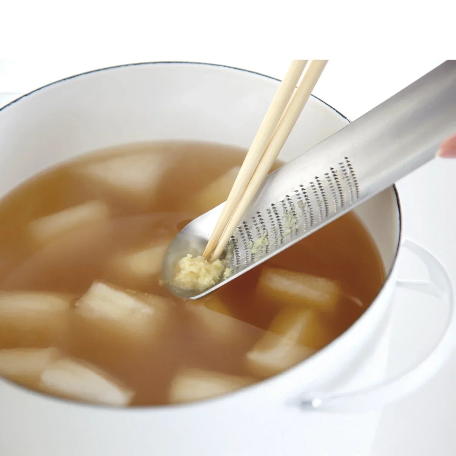 Eatoco Oros Tray Grater – pour le gingembre, le wasabi et le fromage - Fabriqué au Japon