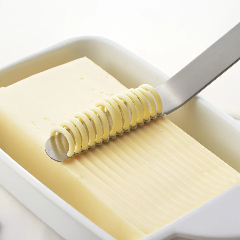Eatoco Nulu Butter Knife – Japanese Stainless-Steel Butter Curler & Spreader