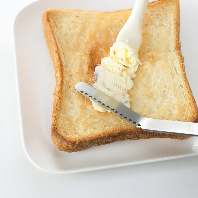 Eatoco Nulu Butter Knife – Japanese Stainless-Steel Butter Curler & Spreader