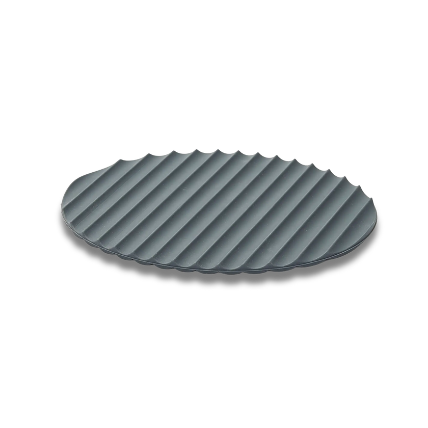 Eatoco Nami Silicone Mat – Heat-Resistant & Non-Slip Pot Holder - Dark Grey