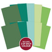 Adorable Scorable A4 Cardstock x 10 sheets - Green Shades