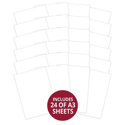 Adorable Scorable - A3 White Chalk x 24 sheets