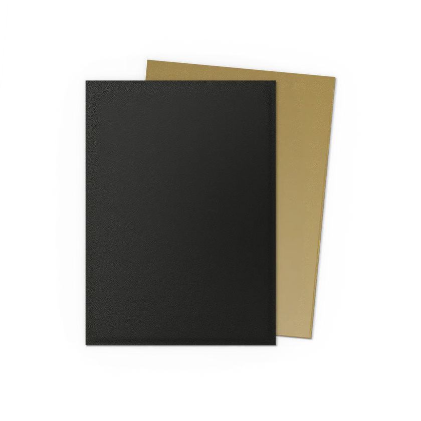 Dragon Shield Sleeves - Matte Standard (Black & Gold)