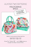 Aunties Two Patterns Mini Poppins Bags