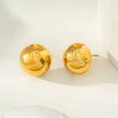AUGUSTA Gold : Boucles d'oreilles sphériques contemporaines