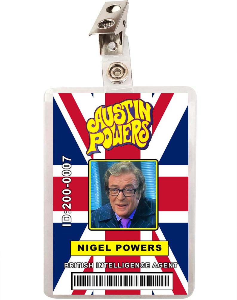Austin Powers Basil Exposition ID Badge