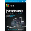 AVG - Optimisation et nettoyage des performances (nombre illimité d'appareils - 1 an)