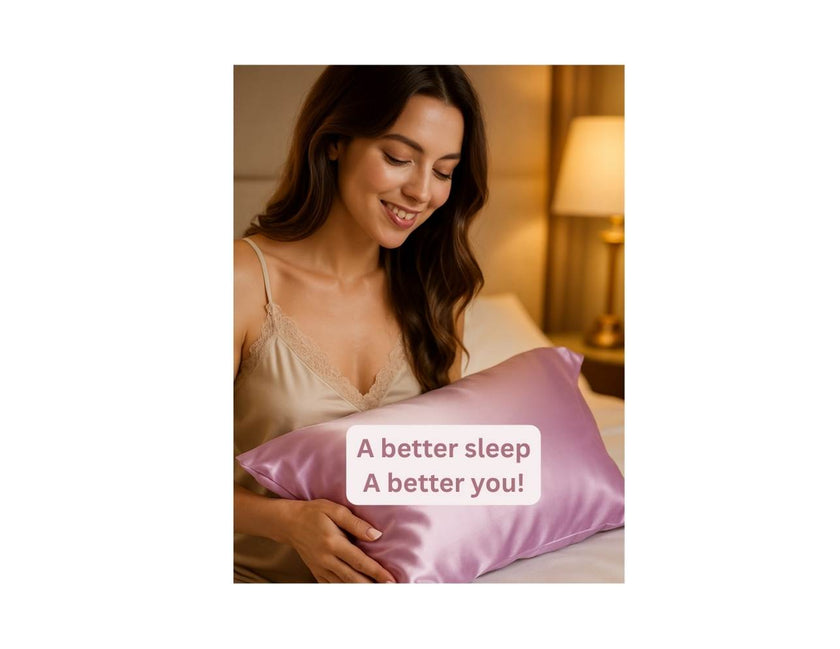 Silk Pillowcase  Lilac (Envelope Style)