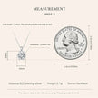 Stunning 1 Carat Moissanite Pendant Necklace | 925 Sterling Silver | Wedding & Bridal Fine Jewelry