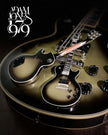 Adam Jones Les Paul Custom Antique Silverburst Miniature Guitar