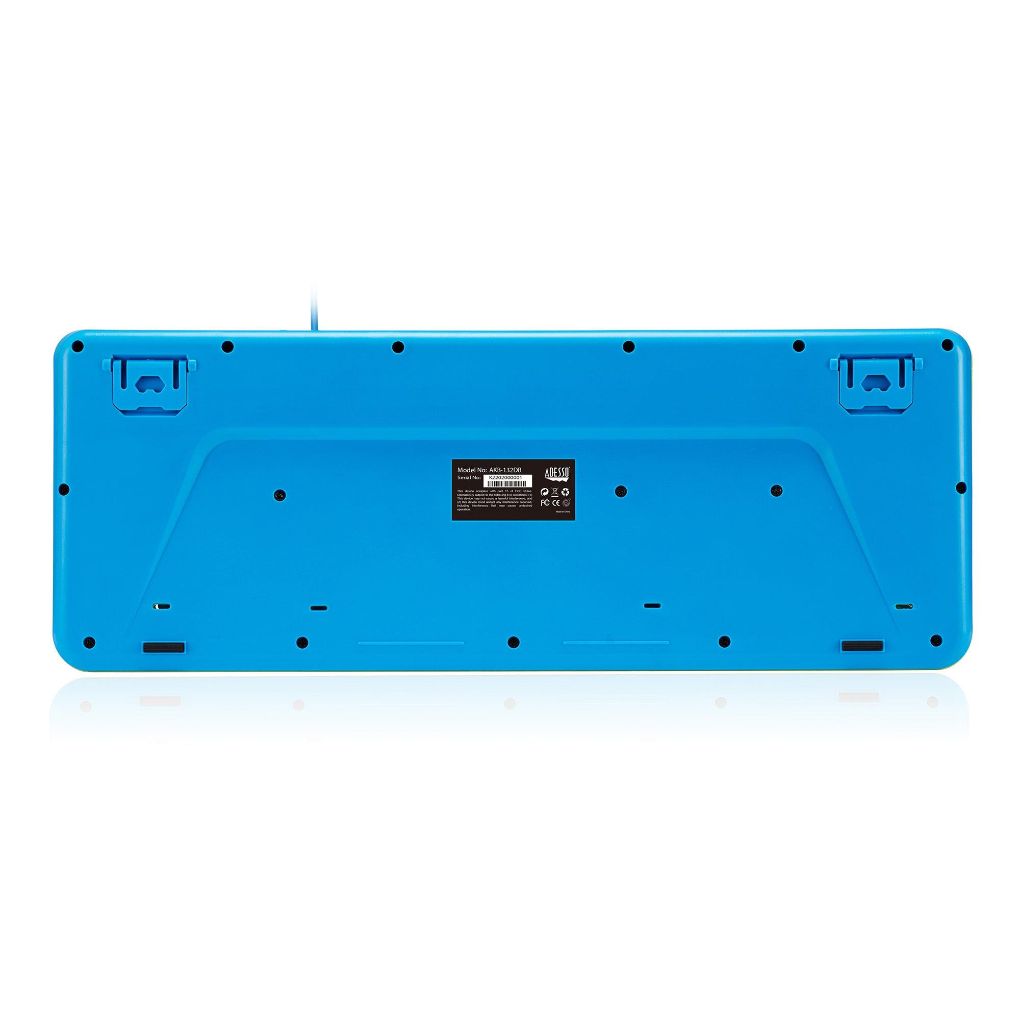 Adesso - Keyboard & Mouse Combo Wired Antimicrobial Kids Large Print