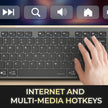Adesso - Keyboard & Mouse Combo Kit Wireless 2.4Ghz - Black