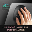 Adesso - Keyboard & Mouse Combo Kit Wireless 2.4Ghz - Black