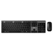 Adesso - Keyboard & Mouse Combo Kit Wireless 2.4Ghz - Black