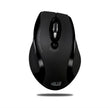 Adesso - Mouse Laser Wireless Ergonomic G25 6 Button up to 1600dpi PC/Mac - Black