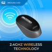 Adesso - Mouse Wireless A30B 4 Buttons