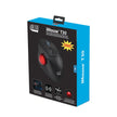 Adesso - Trackball Mouse Wireless Ergonomic iMouse T30 7 Buttons - Black