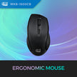 Adesso - TruForm™ 1600 Wireless Ergonomic Keyboard and Optical Mouse (WKB-1600CB) - Canadian French