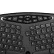 Adesso - TruForm™ 1600 Wireless Ergonomic Keyboard and Optical Mouse (WKB-1600CB) - Canadian French